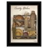 "Country Kitchen" By Susie Boyer, Ready to Hang Framed Print, Black Frame