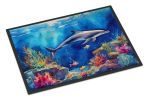 NEW Dolphin Doormat Front Door Mat Indoor Outdoor Rugs for Entryway, Non Slip Washable Low Pile, 18H X 27W