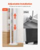 Retractable Baby Gate 34 in Tall Extend to 55 in Wide for Kids or Pets White