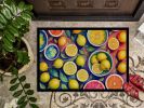 NEW Colorful Lemons Doormat Front Door Mat Indoor Outdoor Rugs for Entryway, Non Slip Washable Low Pile, 18H X 27W