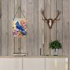 NEW Blue Jay Wall or Door Hanging Prints Aluminum Metal Sign Kitchen Wall Bar Bathroom Plaque Home Decor Front Door Plaque, 12x16, Multicolor