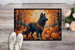 NEW Belgian Sheepdog Fall Doormat Front Door Mat Indoor Outdoor Rugs for Entryway, Non Slip Washable Low Pile, 18H X 27W