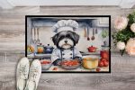 NEW Havanese The Chef Doormat Front Door Mat Indoor Outdoor Rugs for Entryway, Non Slip Washable Low Pile, 18H X 27W
