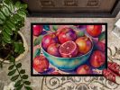NEW Colorful Pomegranates Doormat Front Door Mat Indoor Outdoor Rugs for Entryway, Non Slip Washable Low Pile, 18H X 27W