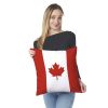 Canada Flag Throw Pillow 18x18 inches