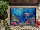 NEW Dolphin Doormat Front Door Mat Indoor Outdoor Rugs for Entryway, Non Slip Washable Low Pile, 18H X 27W