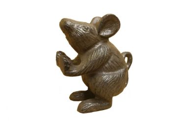 Set of 2 - Cast Iron Mouse Book Ends 5""