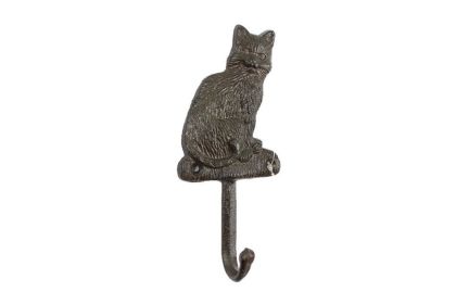 Cast Iron Cat Hook 7""