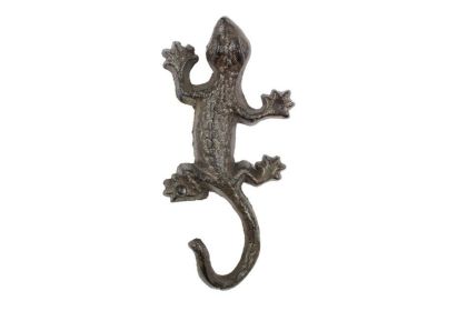 Cast Iron Lizard Hook 6""