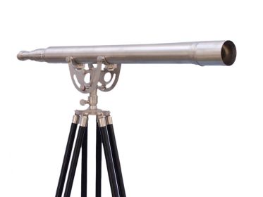 Floor Standing Brushed Nickel Anchormaster Telescope 65""