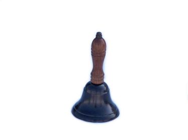 Bronze Hand Bell 7""