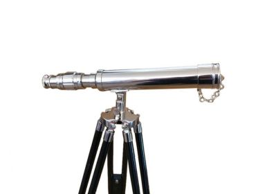 Standing Chrome Harbor Master Telescope 30""
