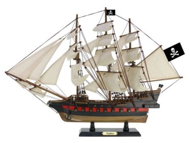 Wooden Fearless White Sails Limited Model Pirate Ship 26""
