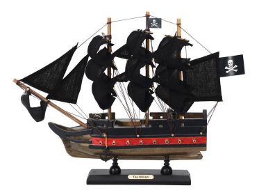 Wooden Calico Jacks The William Black Sails Limited Model Pirate Ship 12""