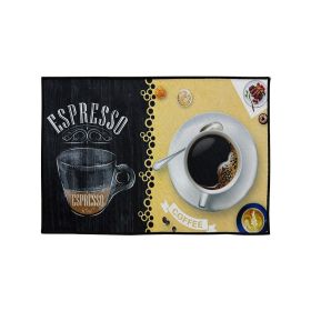 Printed Absorbent & Non-Slip Door Mat - Durable Polyester Carpet with "Kitchen" Design, Ideal for Bathrooms, Hallways, Living Rooms (Color: SJR-50-90-4, size: 19.7*35.4in/50*90cm)