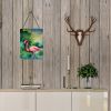 NEW Flamingo Wall or Door Hanging Prints Aluminum Metal Sign Kitchen Wall Bar Bathroom Plaque Home Decor Front Door Plaque, 12x16, Multicolor